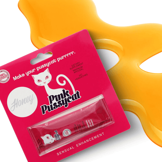 Blossom with Pink Pussycat Honey Sachets - Nourishing Your Radiance, Feminine Vitality, and Intimate Glow