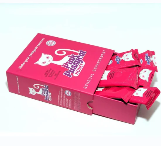 Pink PussyCat Honey 12 Sachets of 15g each